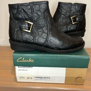 Clark’s Bendable Leather Bootie